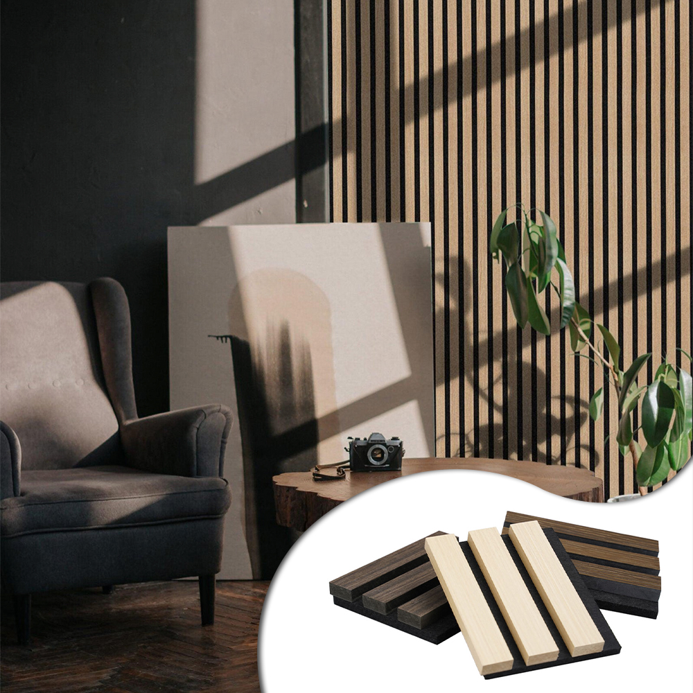 Acoustic wood panel